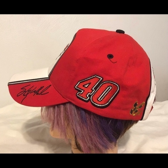 Coors Light NASCAR Red Hat Cap Sterling Martin #40 Chip Ganassi Racing Chase NEW - Picture 3 of 6